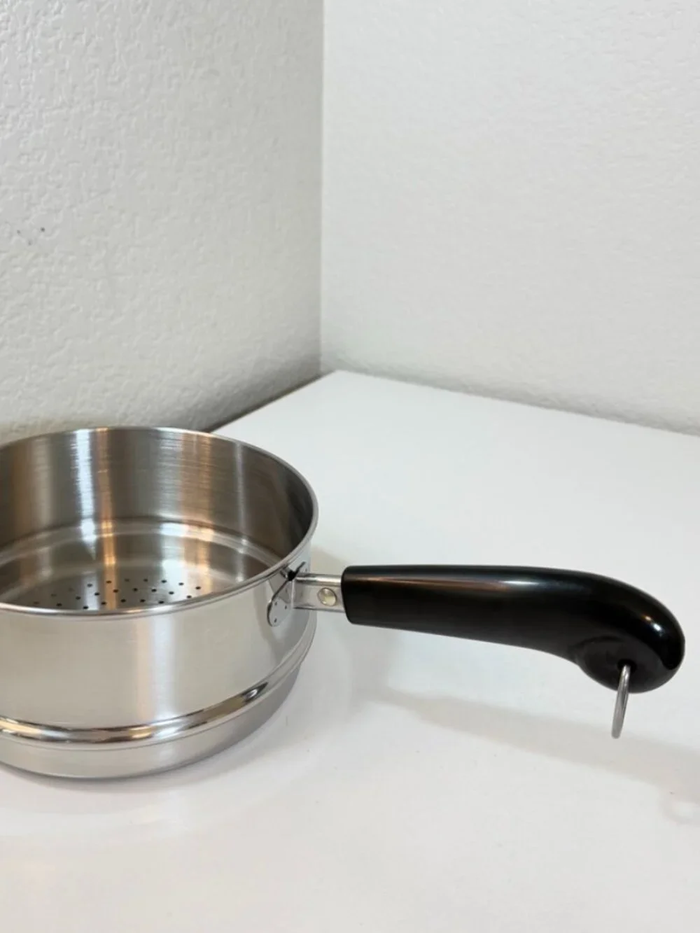 Vintage Revere Ware 7 in Steamer / Strainer Insert for 2 & 3 Qt Saucepans EUC